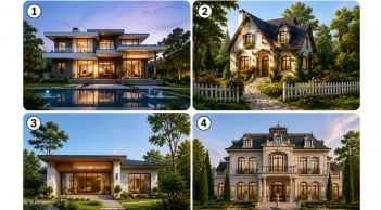 Quiz: Chọn 1 mẫu nhà bạn thích để xem bạn sẽ giàu lên hay khó khăn hơn trong thời gian tới