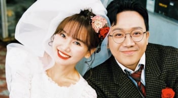 Phản ứng của Trấn Thành khi Hari Won mặc váy cô dâu lộng lẫy