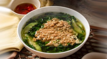 Cách nấu canh riêu cua mồng tơi ngon