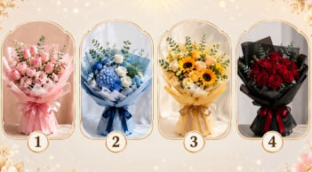 Quiz: Chọn 1 bó hoa bạn thích nhất để xem thời hoàng kim của bạn đang đến gần hay vẫn cần chờ thêm?