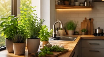 Vì sao nên đặt 1-2 chậu cây trong nhà bếp? Những loại cây vừa thơm vừa dễ sống, nhiều người bắt đầu làm theo