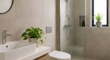 Vì sao nên có 1-2 chậu cây xanh trnog nhà tắm nhà vệ sinh, công dụng bất ngờ