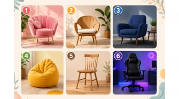 Quiz: Chọn một chiếc ghế bạn muốn ngồi để xem bạn thuộc kiểu người nào