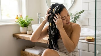 Cho vài lát gừng vào dầu gội: Mẹo giúp tóc bớt rụng, da đầu sạch nhờn