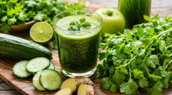 Công thức thải độc gan từ rau mùi (ngò rí)