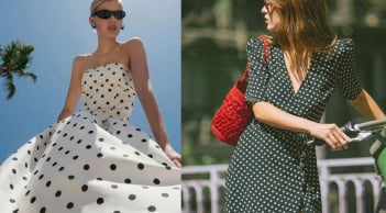 Váy chấm bi trở lại mạnh mẽ: Bí quyết diện họa tiết kinh điển mà không lo lỗi mốt