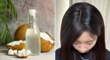 Cách giảm rụng tóc, kích thích tóc mọc dày, hiệu quả nhờ dầu dừa