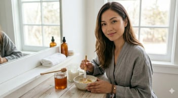Cách dùng mặt nạ sữa chua, mật ong làm mờ thâm nám