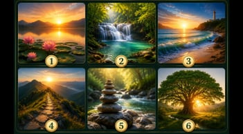 Quiz' Chọn một hình ảnh thiên nhiên để khám phá điều gì đang cản bước giàu có của bạn