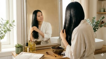 Dùng cà phê ủ tóc: Mái tóc xỉn màu cũng trông bóng khỏe hơn thấy rõ