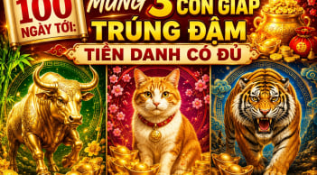 100 ngày tới: Mừng 3 con giáp trúng đậm Tiền Danh có đủ