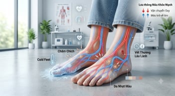 4 dấu hiệu ở bàn chân có thể phản ánh tuần hoàn máu đang gặp vấn đề