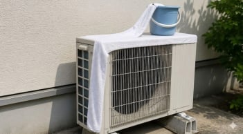 Trời nắng như đổ lửa, đặt thứ này lên cục nóng điều hòa giúp máy mát sâu lại nhẹ tiền điện