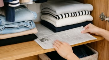 Vì sao nhiều người cho giấy báo vào tủ quần áo? Mẹo nhỏ mà bất ngờ