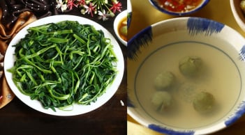 Canh rau muống luộc: Nên dầm sấu hay nên vắt chanh?