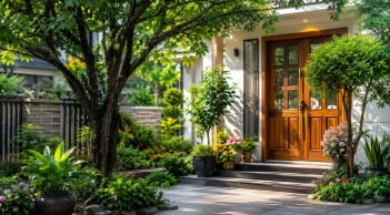 Vì sao người xưa dặn trước cửa nên có cây xanh, lưu ý trồng cây trước cửa thế nào?