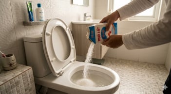 Lý do nhiều người thi nhau đổ muối vào bồn cầu bị tắc nghẽn