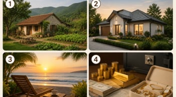 Quiz: Hình ảnh bạn chọn có thể dự đoán về già giàu có ra sao