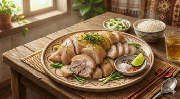 Bí quyết luộc chân giò trắng hồng, giòn rụm, thơm lừng góc bếp cực đơn giản