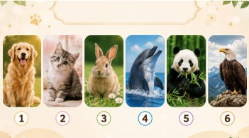 Quiz: Hình ảnh con vật yêu thích có thể tiết lộ trong mắt người khác, bạn thực sự là người như thế nào