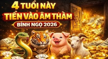 Hết hôm nay 6/9: 4 con giáp phúc cao hơn núi, lộc lá đầy nhà