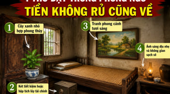 4 thứ đặt trong phòng ngủ, Tiền không rủ cũng về