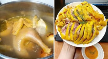 Cách luộc gà ngon, thịt dai ngọt , không nứt da, không đỏ xương