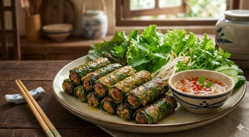 Muốn lá lốt không bị thâm đen khi rán, nhớ làm thêm bước này trước khi cuốn chả