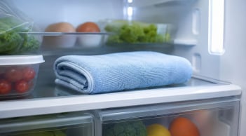 Vì sao người khôn ngoan luôn để một chiếc khăn trong tủ lạnh?