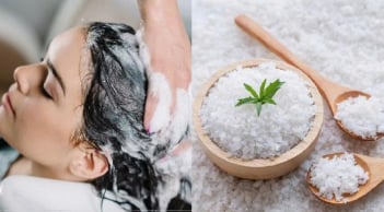 Cách thêm muối vào gội đầu giúp tóc mọc nhanh, sạch gàu, hết ngứa
