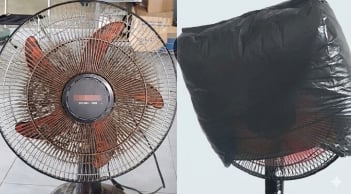Vệ sinh quạt không cần tháo khung: Chỉ với 1 túi nilon, quạt sạch bong như mới trong 5 phút
