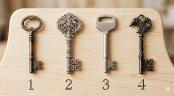 Bài trắc nghiệm tâm lý: Chọn 1 chiếc chìa khóa, hé lộ năng lực giúp bạn thành công