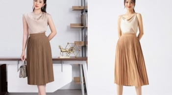 Tông nâu nhạt – bảng màu tối giản giúp mọi set đồ trở nên sang trọng và cuốn hút hơn