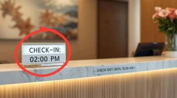 Vì sao giờ nhận phòng khách sạn luôn là 14h và phải trả phòng trước 12h?