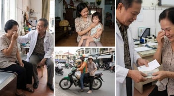 Người ôm cháu giữa động đất, người bật khóc vì không đủ tiền chữa bệnh