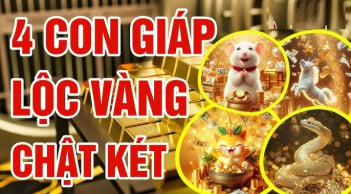 3 ngày cuối tuần: 4 con giáp 'gánh vàng' về nhà, ung dung tiền tự đến