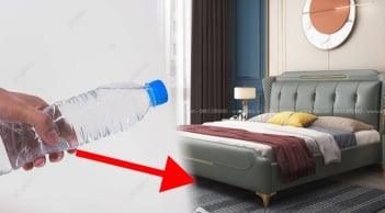 Vì sao khi qua đêm trong khách sạn người ta thường lấy chai nước lăn xuống gầm giường?