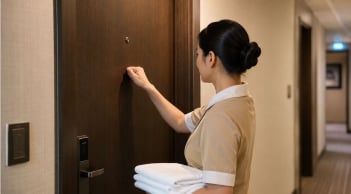 Vì sao nhân viên gõ cửa 3 lần trước khi vào phòng khách sạn? Có những lý do ít người biết