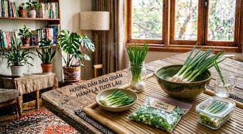 Mẹo bảo quản hành lá: Bí quyết giữ tươi xanh cả tháng, không thối nhũn