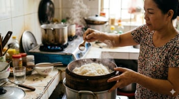Vì sao các bà nội trợ khéo tay luôn cho muối khi đồ xôi?