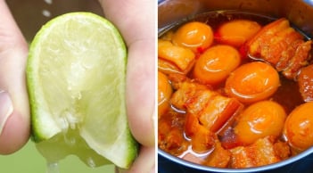 Tại sao bạn nên vắt chanh vào nồi thịt kho tàu?