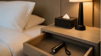 Tại sao nhiều khách sạn Nhật luôn để sẵn một chiếc đèn pin nhỏ trong phòng?