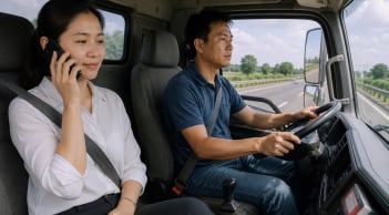 Vì sao các lái xe đường dài thường có một người đi cùng?