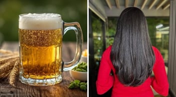 Cách gội đầu bằng bia trị sạch gàu, dưỡng tóc suôn mượt, tóc con mọc lên tua tủa