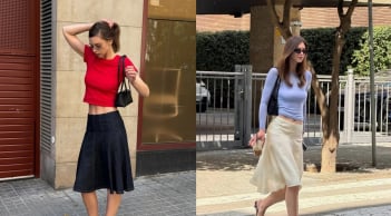 Chân váy midi trở thành món đồ được yêu thích mùa hè, giúp phụ nữ ngoài 30 thêm thanh lịch và cuốn hút