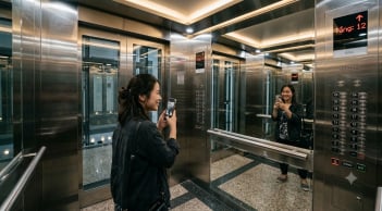 Tại sao thang máy luôn lắp gương lớn? Đừng tưởng chỉ để soi, công dụng thật sự khiến ai cũng bất ngờ