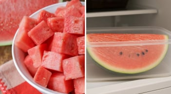 Cách bảo quản dưa hấu đã cắt tươi ngon lâu, không bị mềm nhũn