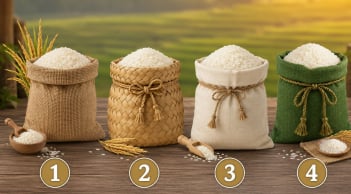  Chọn 1 túi gạo bạn thích nhất để xem bạn có phải người dám nghĩ lớn để làm giàu hay không