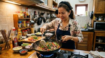 Tại sao xào thịt bò bắt buộc phải dùng lửa to?