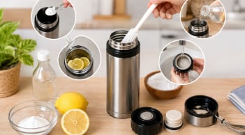 Bình giữ nhiệt có mùi hôi? 5 mẹo khử mùi cực nhanh không cần hóa chất mạnh